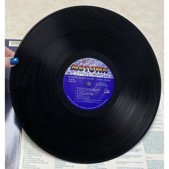 Lionel Richie Dancing On The Ceiling Vinyl Record 1986 Vintage Tested 6158ML - Picture 5 of 6